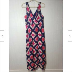 V-Neck Sleeveless Maxi Dress Size L
